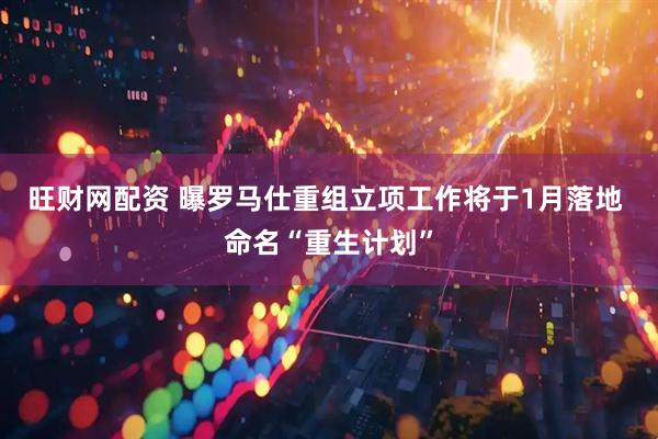 旺财网配资 曝罗马仕重组立项工作将于1月落地 命名“重生计划”